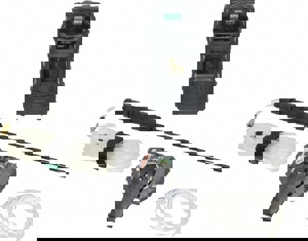 Multi-Gas Detector: Carbon Monoxide, Combustible, Hydrogen Sulfide & Oxygen, LCD